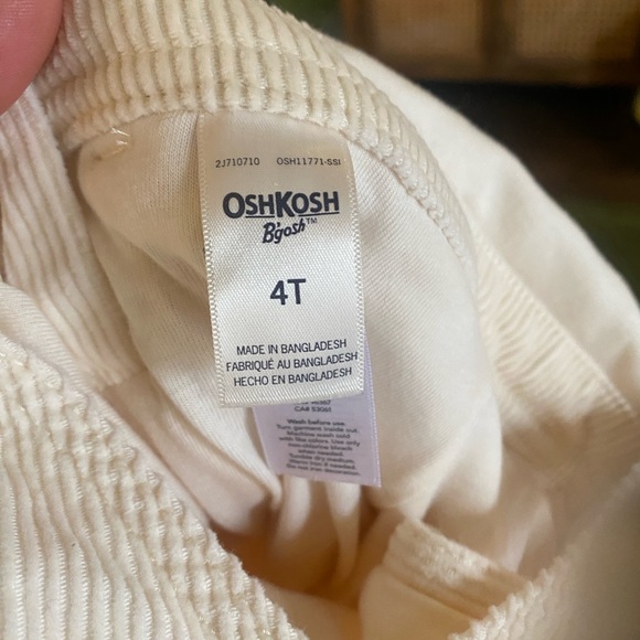 Oshkosh B’gosh The Genuine Article, fleece lined overalls. - Picture 3 of 4